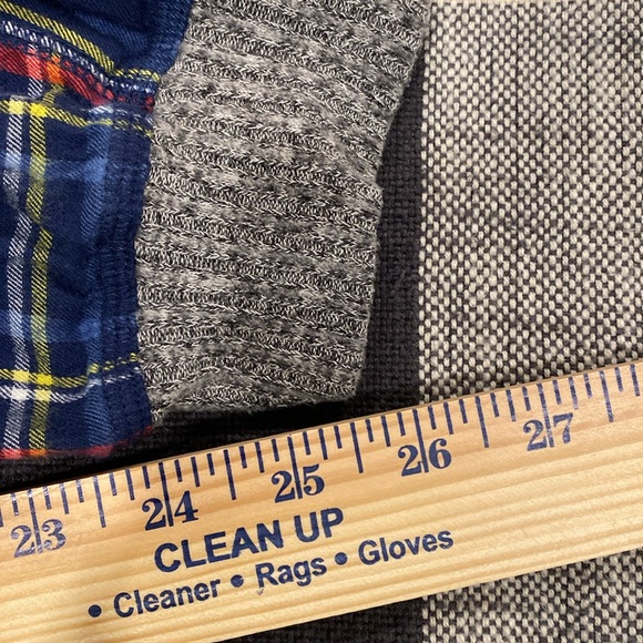 Aerie red blue flannel plaid pajama pants Small Short Velvet Tie - Picture 10 of 11